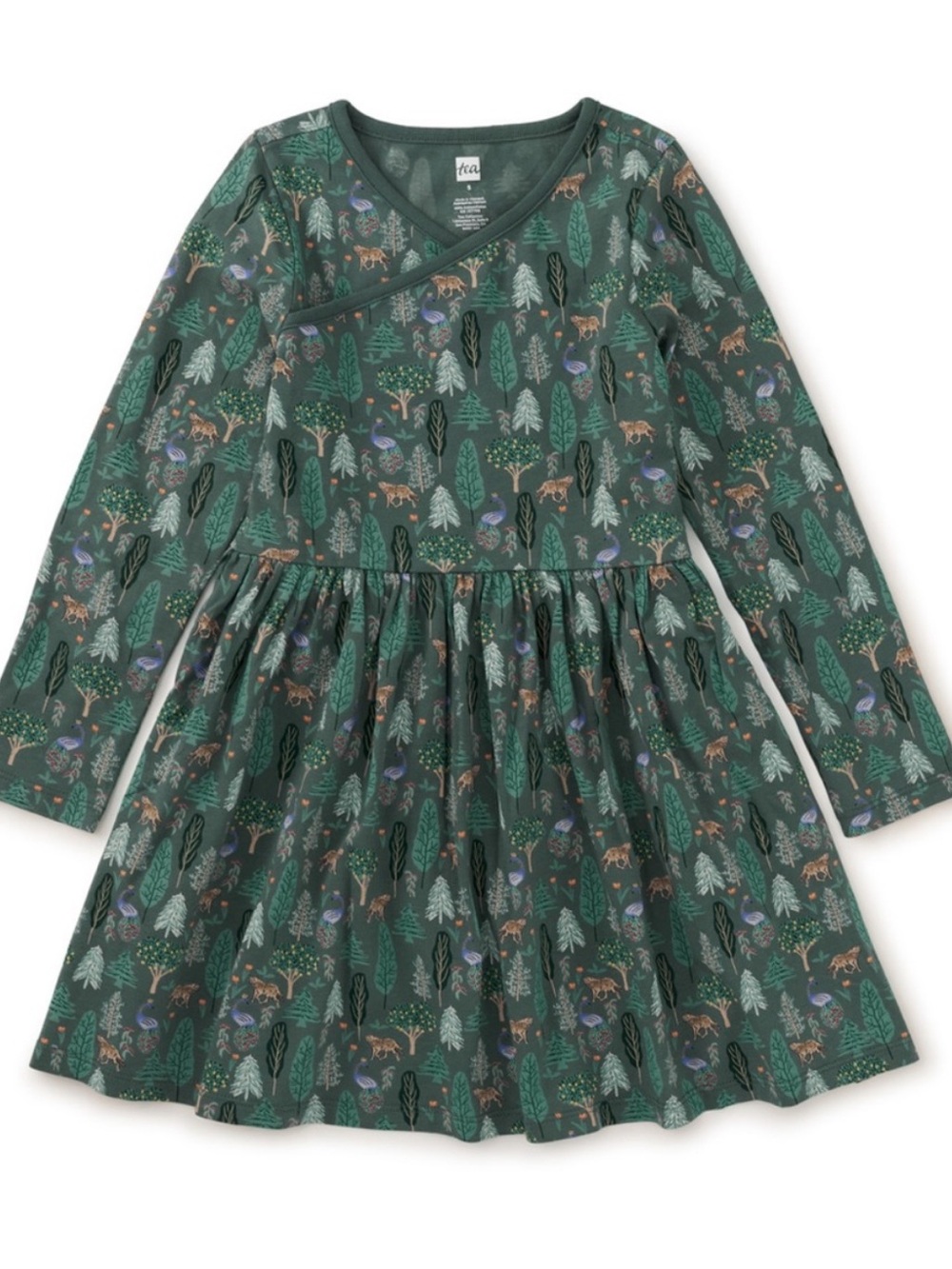Tea Collection Wrap Neck Dress